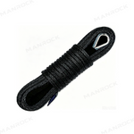Synthetic Winch Rope Line Cable 1/4" × 50 Ft Universal Fit for UTV / ATV