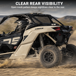 Rear Windshield Mesh Windscreen Net for Can-Am Maverick X3 / X3 Max