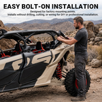 Rear Roll Cage Cover Roll Cage Trim Plates Protection Shield Guard 2PCS for Can-Am Maverick X3 / X3 Max