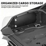 UTV Rear Bed Side Doors Kit Cargo Storage Cover 2PCS for Can-Am Maverick R