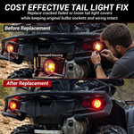 Tail Light Housing Replacement Tail Light Lens Shell for Can-Am  Maverick 1000R / Outlander / Commander / Renegade
