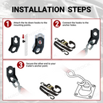 UTV Tie Down Brackets Hooks 4PCS for Can-Am Maverick X3