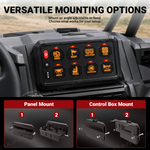 8 Gang Switch Panel RGB Circuit Control Relay System Universal Fit for UTV / ATV