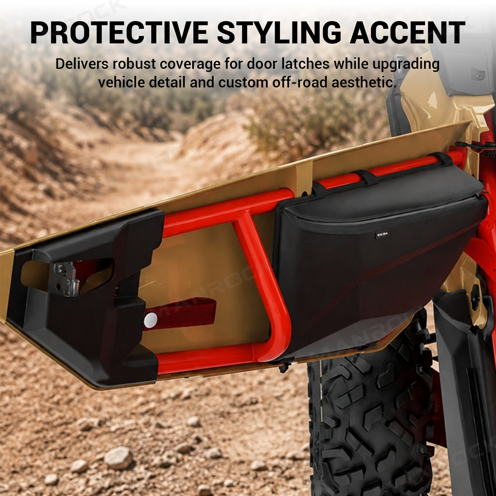UTV Front Door Latch Cover ABS Door Lock Cover Protector for Can-Am Maverick X3 Max