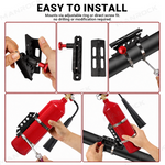 Fire Extinguisher Mount Quick Release Roll Cage Fire Extinguisher Holder Universal Fit for UTV / ATV