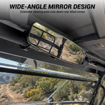 UTV Rear View Mirror Center Mirror for 1.5"-2" Roll Cage Universal Fit for Polaris / Can-Am  / Honda / Kawasaki / CFMOTO