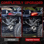 UTV LED Tail Lights Smoked Rear Lights Assembly for Can-Am Maverick X3 / X3 Max