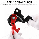 Spring Parking Brake Assist Brake Pedal Lock for Polaris RZR / Ranger
