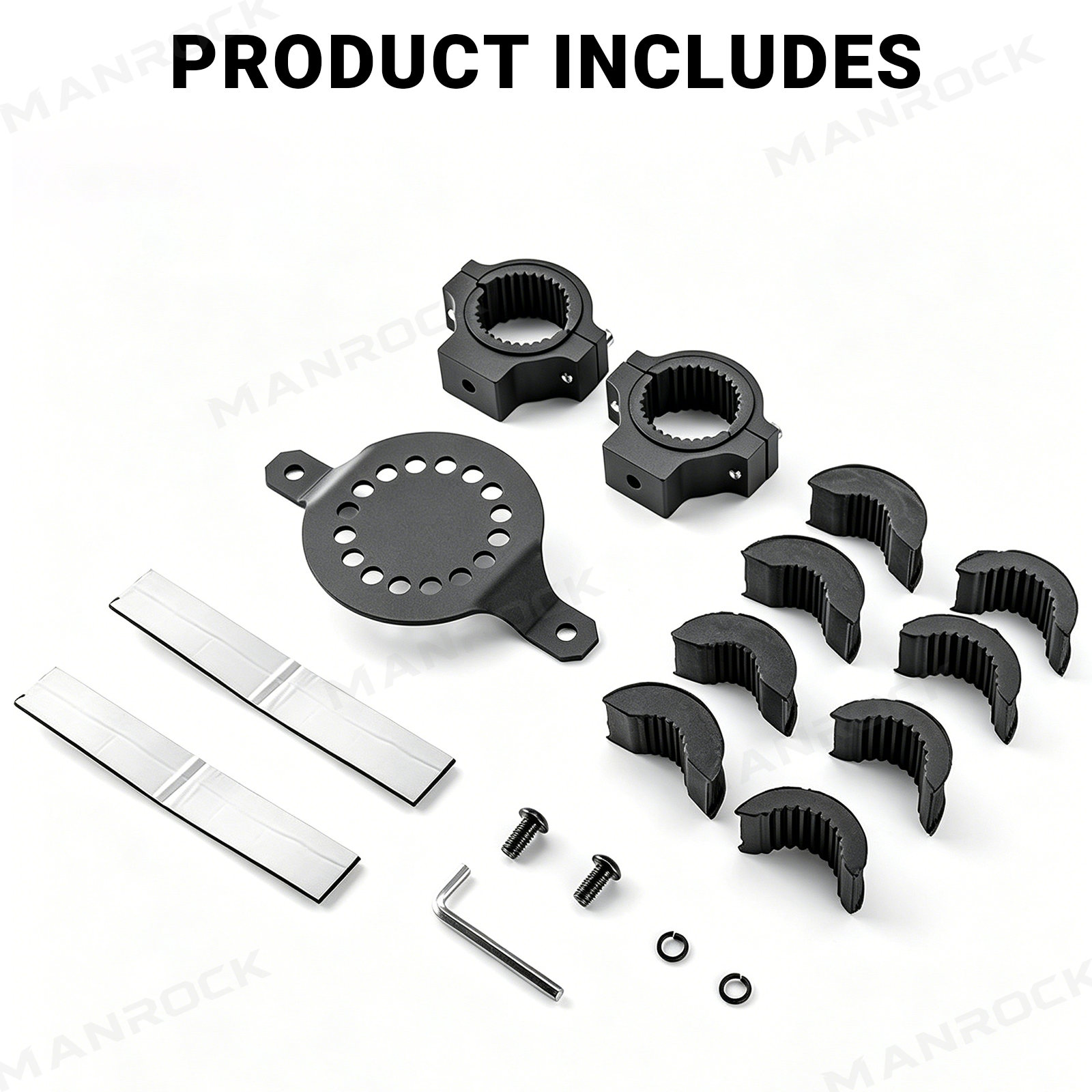 UTV ATV Gas Can Mount Adjustable Fuel Can Mount Tank Holder Universal Fit for 1.5"-2" Roll Cage