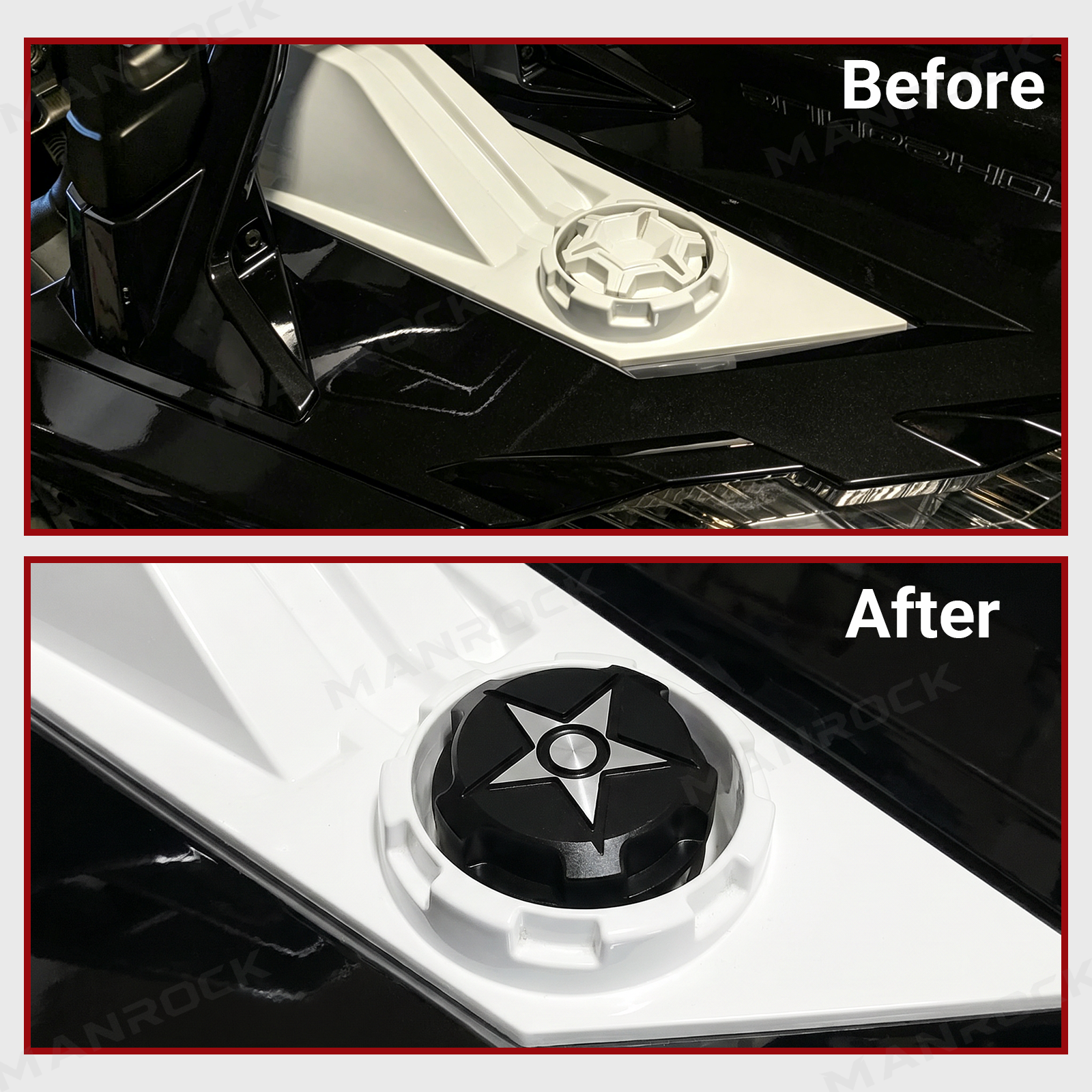 Gas Cap Aluminum Fuel Tank Cap Cover for Polaris Slingshot
