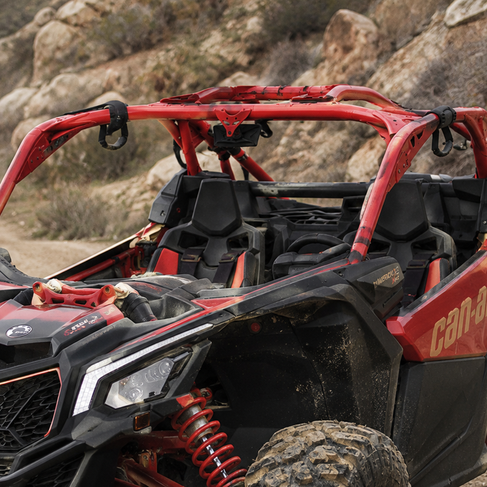 Roll Bar Grab Handles for Polaris/ Can-Am/ UTV, Universal Fit for 1.5"–1.75" Roll Bars