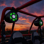 4" Marine Tower Speakers Bluetooth Roll Cage Speakers with RGB Lights 2PCS Universal Fit for UTV / ATV