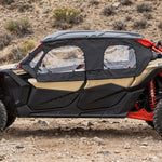 UTV Soft Upper Doors Cab Enclosure Side Windows 2PCS for Can-Am Maverick X3 Max