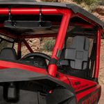 UTV Side Mirrors and Rear View Mirror 3PCS Mirror Kit Universal Fit for 1.75"-2" Roll Bars