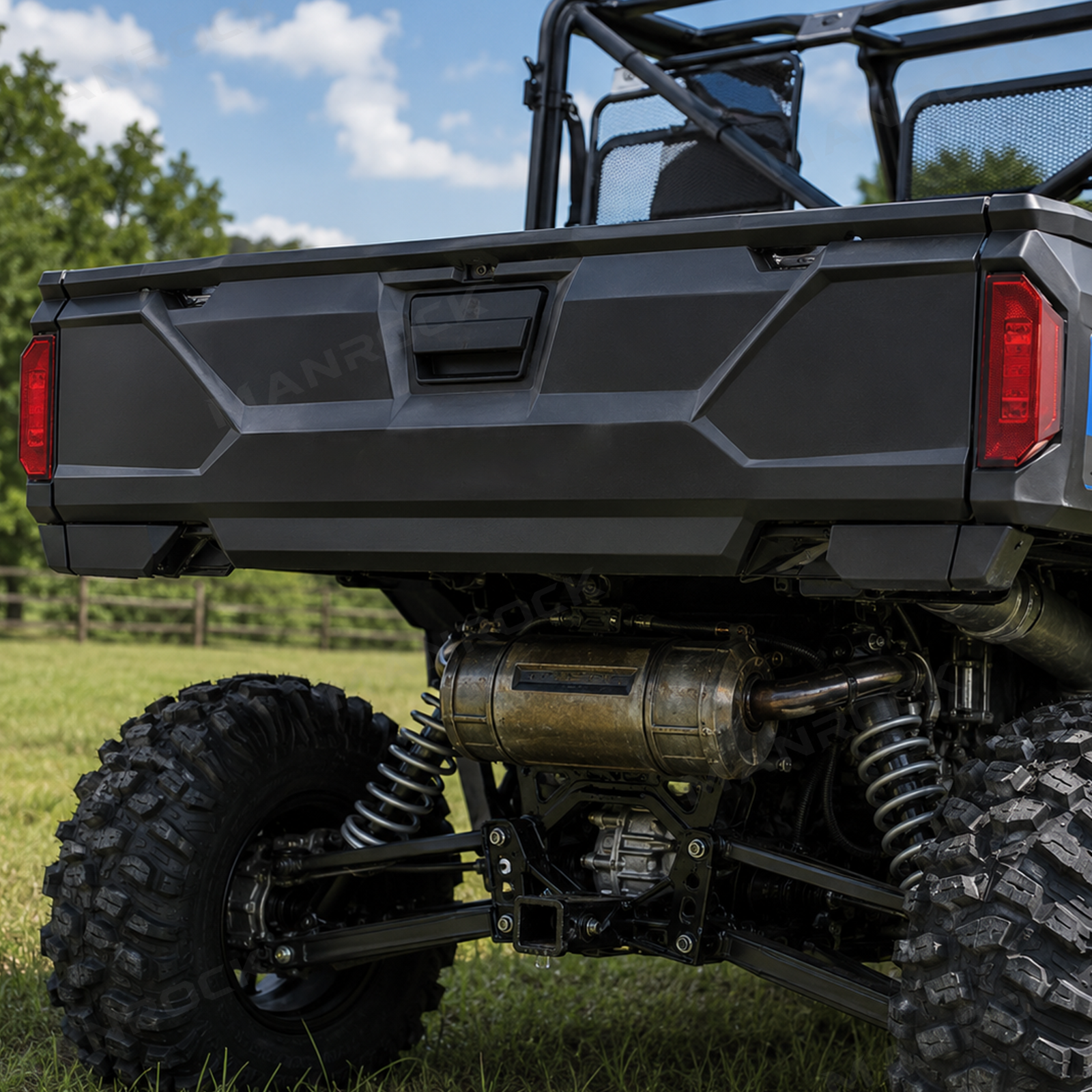 UTV LED Tail Light Assembly Red Taillight Rear Lights 2PCS for Polaris Ranger