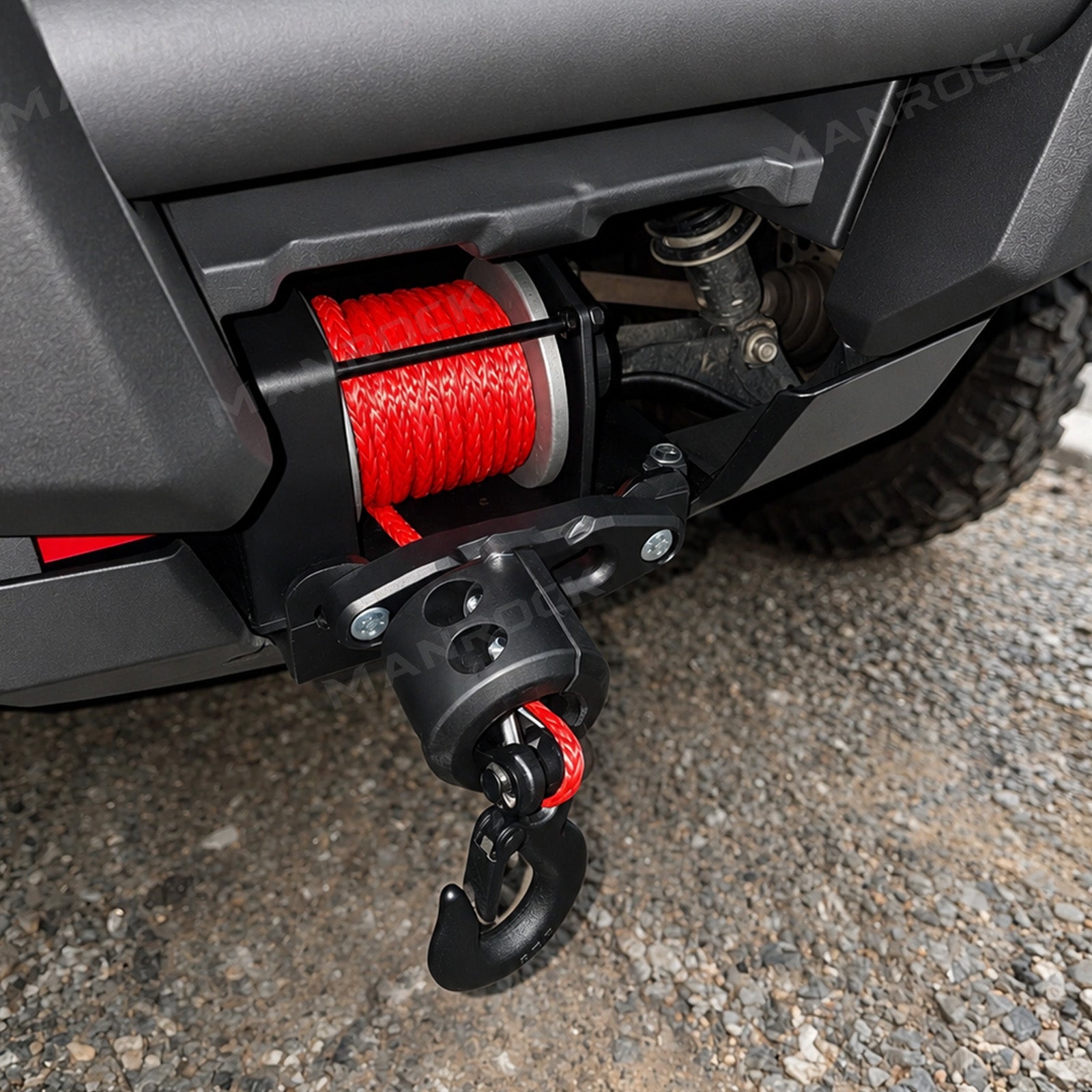 Winch Cable Stopper Rubber Rope Stopper Universal Fit for UTV / ATV