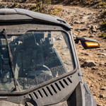 UTV Side Mirrors with LED Turn Signal Light Folding Rear View Mirror with Lights for Can-Am Maverick X3 / X3 Max