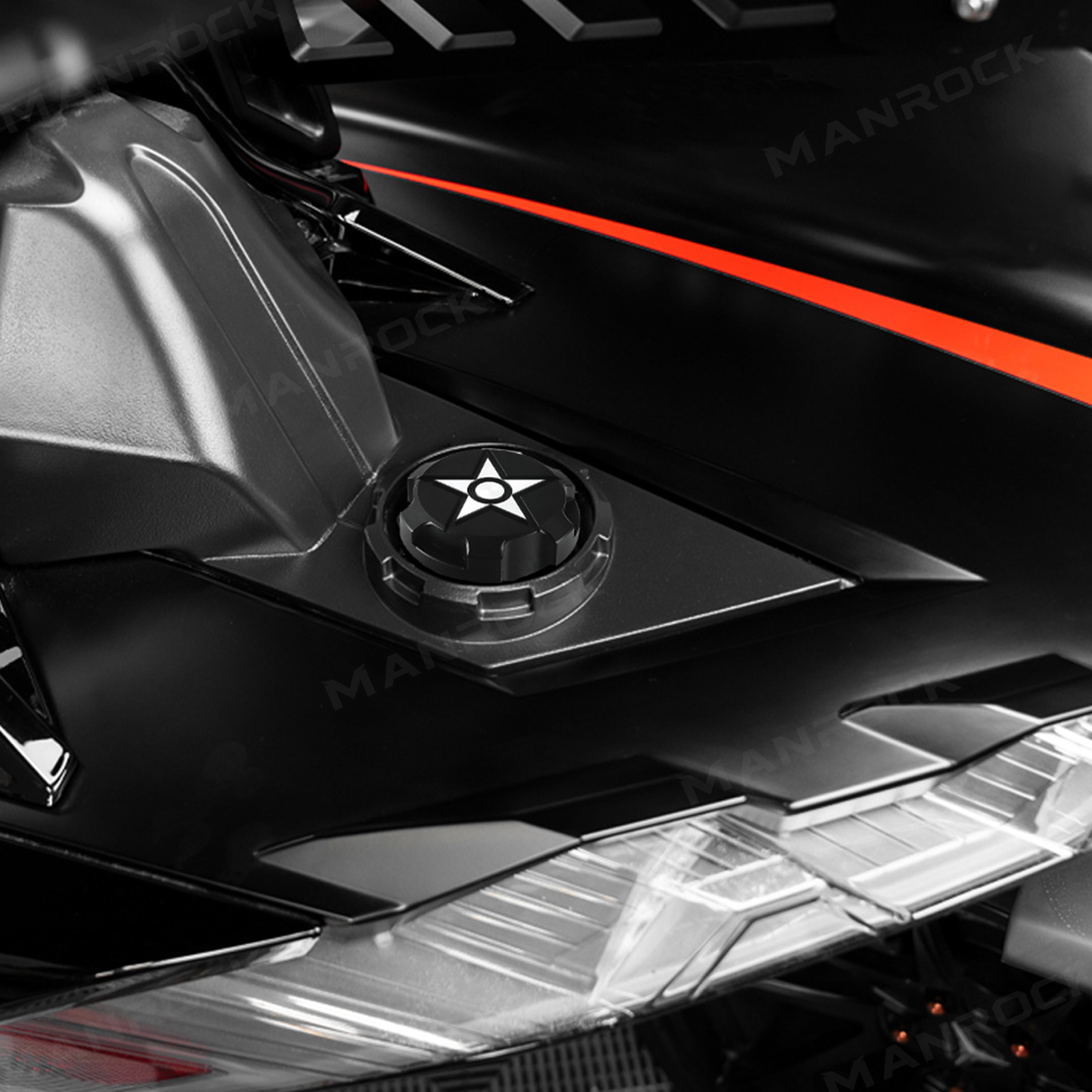 Gas Cap Aluminum Fuel Tank Cap Cover for Polaris Slingshot
