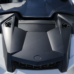 UTV Hood Scoop ABS Air Intake Cover Replacement for Polaris RZR