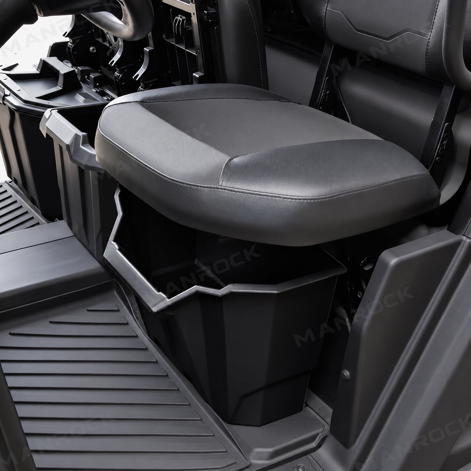 Under Seat Storage Box 4 Gal Driver Seat Organizer for Can-Am Defender