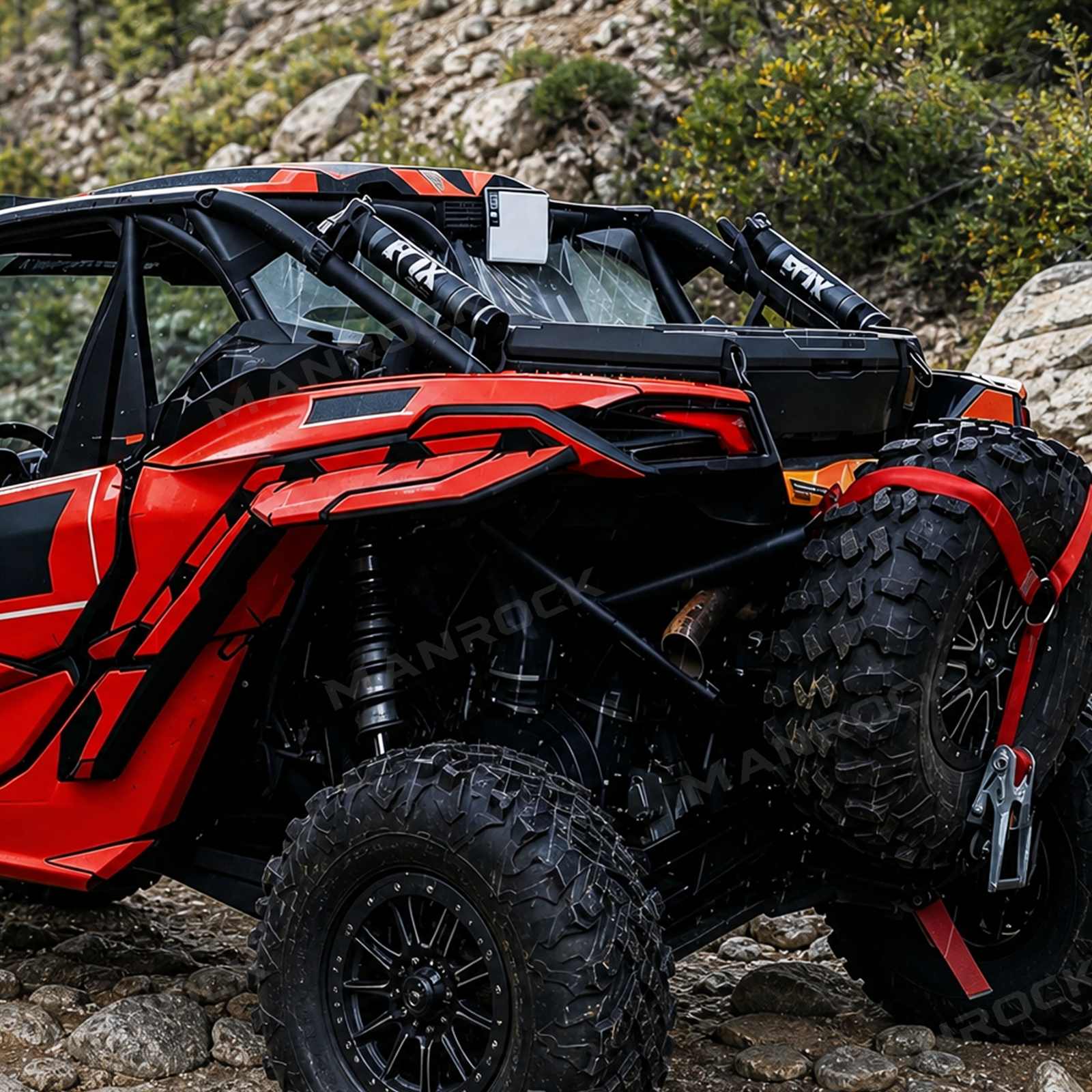 UTV LED Tail Lights Smoked Rear Lights Assembly for Can-Am Maverick X3 / X3 Max