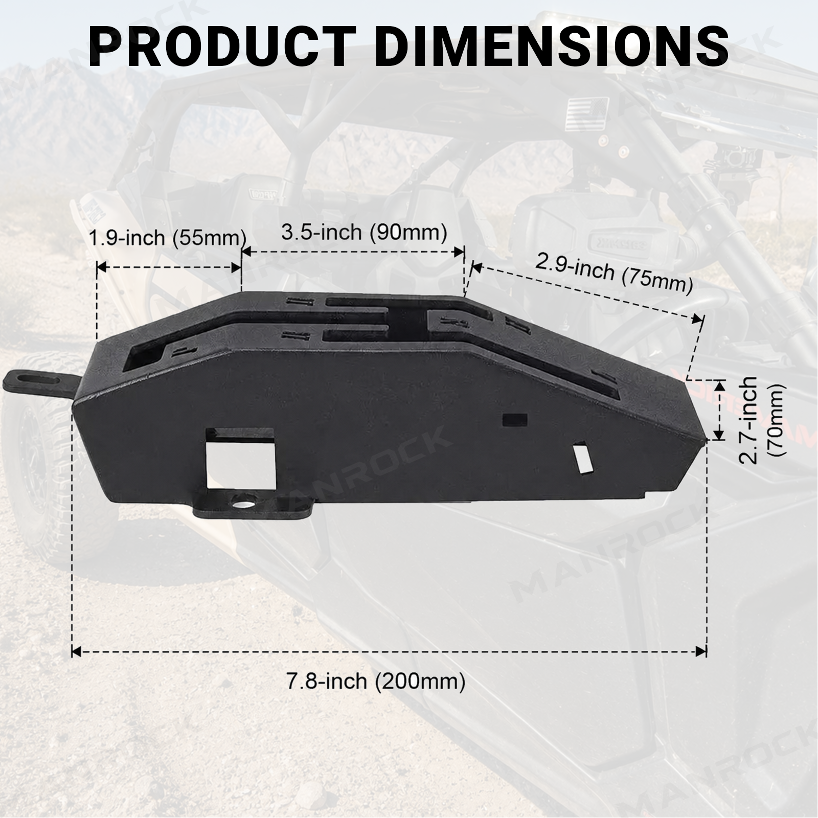 Quick Shift Gate Metal Gated Shifter Plate for Can-Am Maverick X3 / X3 Max