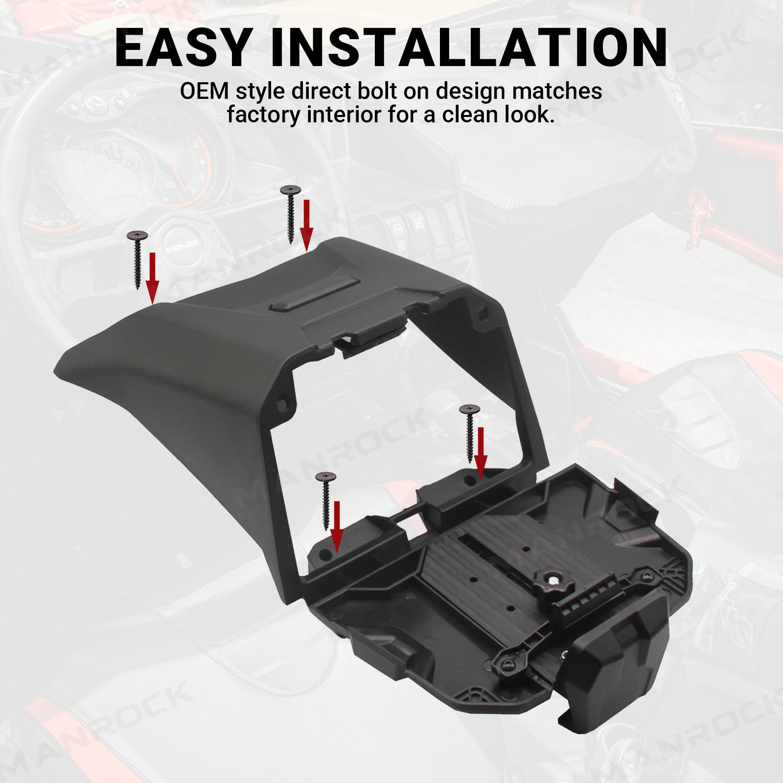 UTV Tablet Holder Mount With Storage Box for Can-Am Maverick X3 / X3 Max