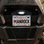 License Plate Frames with Light Rear License Plate Bracket Holder Universal Fit for UTV