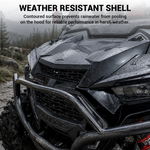 UTV Hood Scoop ABS Air Intake Cover Replacement for Polaris RZR