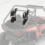 ATV UTV Gun Rack Double-Tier Hunting Tool Holder Mount 2PCS Universal Fit for 1.5"-2" Roll Bars