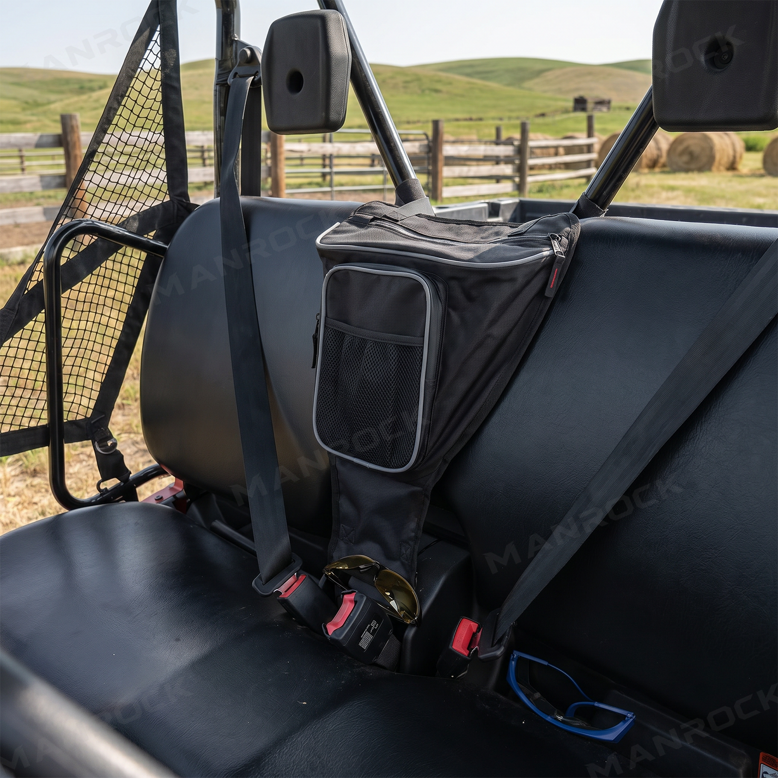 UTV Center Seats Storage Bag Organizer for Polaris RZR