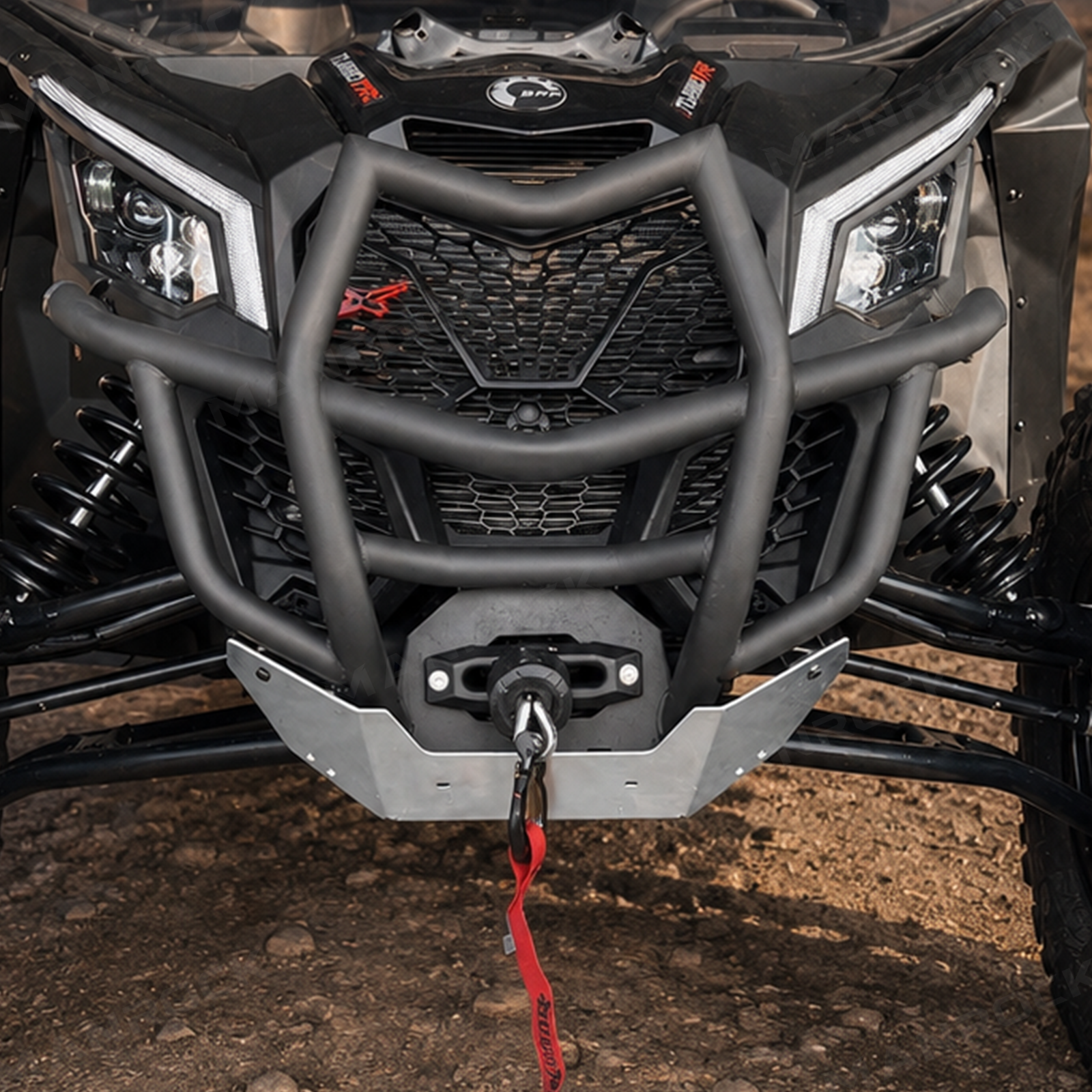 Front Bumper Guard Winch Bumper Protector for Can-Am Maverick X3 Max