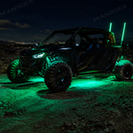 UTV ATV LED Rock Lights RGB Underglow Lights Wheel Well Lights Universal Fit for Polaris / Can-Am / Honda / Kawasaki / CFMOTO