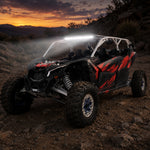 Manrock UTV 31" LED Light Bar with White DRL Spot Flood Combo Beam Universal Fit for 1.5"-2" Roll Bars
