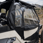 UTV Soft Cab Enclosure Upper Doors with Zipper Side Windows 2PCS for Polaris RZR