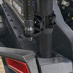 UTV Flag Mount Adjustable Whip Light Mount Universal Fit for 1.75"-2" Roll Bars