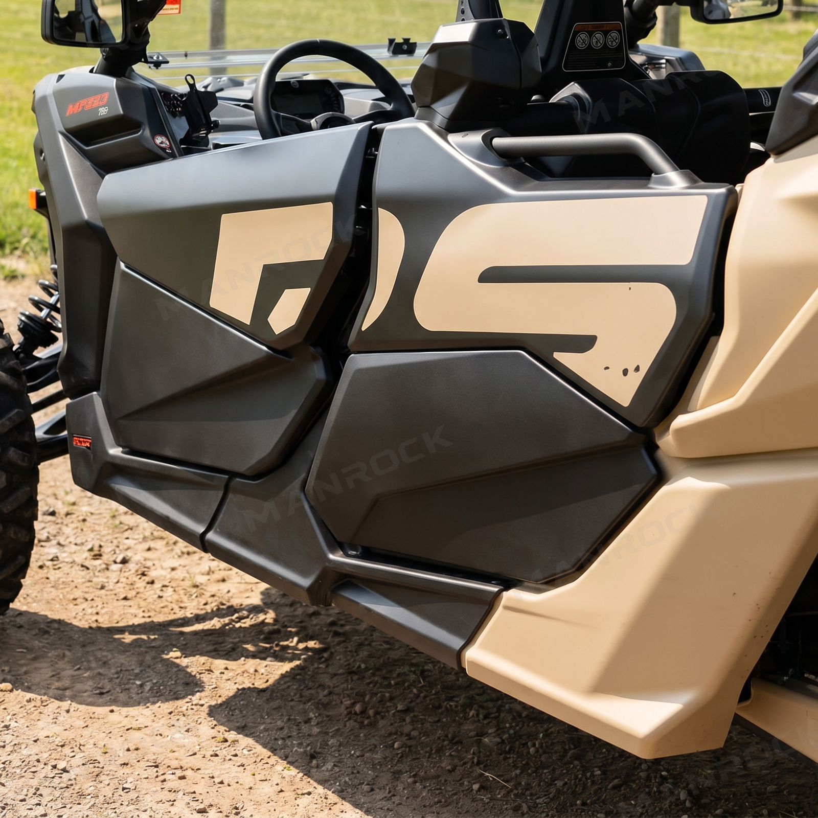 UTV Lower Doors Half Door Panels 4PCS for Can-Am Maverick X3 Max RS DS