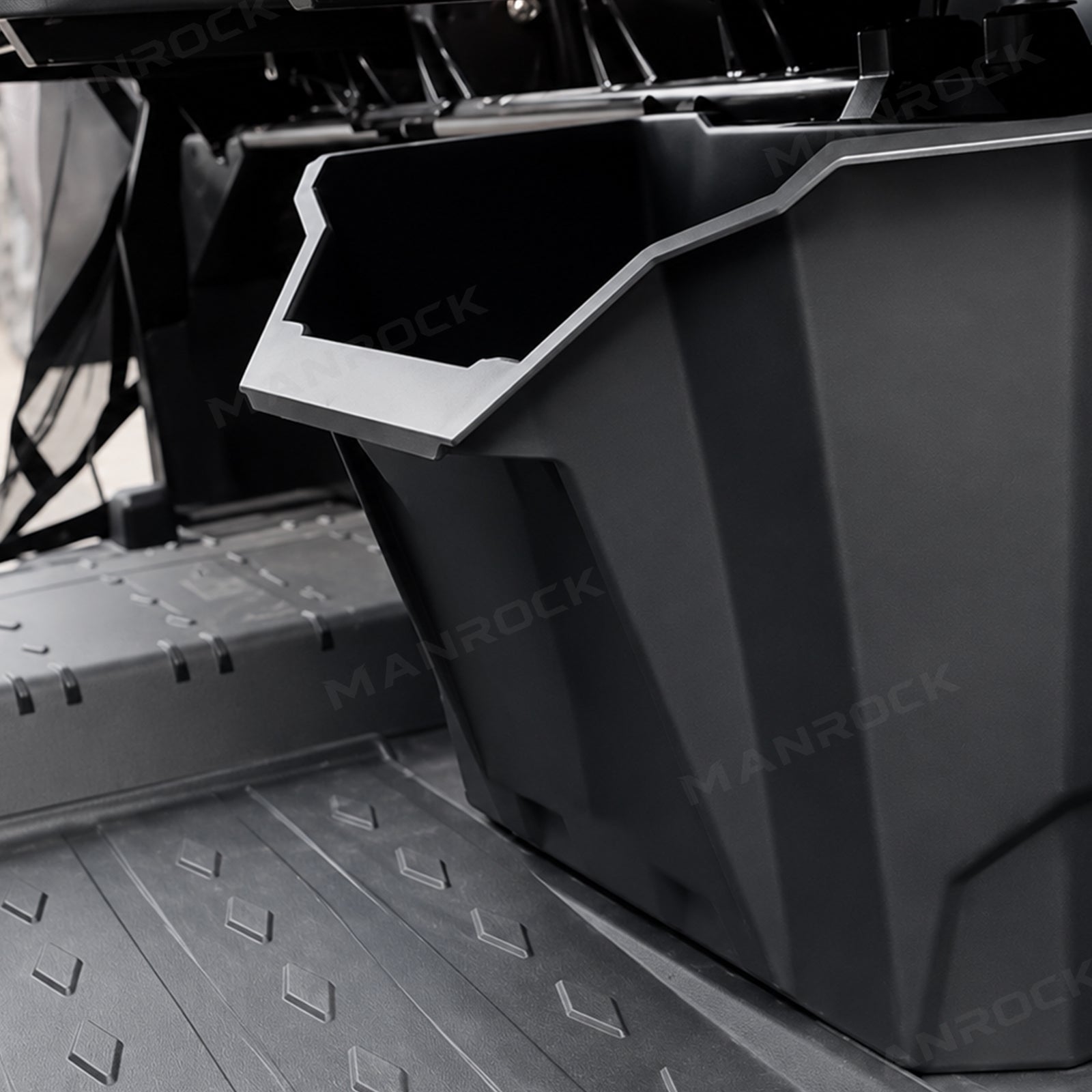 Under Seat Storage Box 4 Gal Driver Seat Organizer for Can-Am Defender