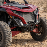 UTV Front Grille Aluminum Mesh Grille Protector Kit for Can-Am Maverick R