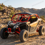 UTV Side Mirrors with LED Turn Signal Light Folding Rear View Mirror with Lights for Can-Am Maverick X3 / X3 Max