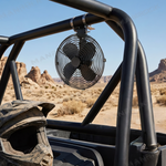 UTV 12V 8" Cooling Fans Adjustable Overhead Fans Universal Fit for 1.57"-2.48" Roll Bars
