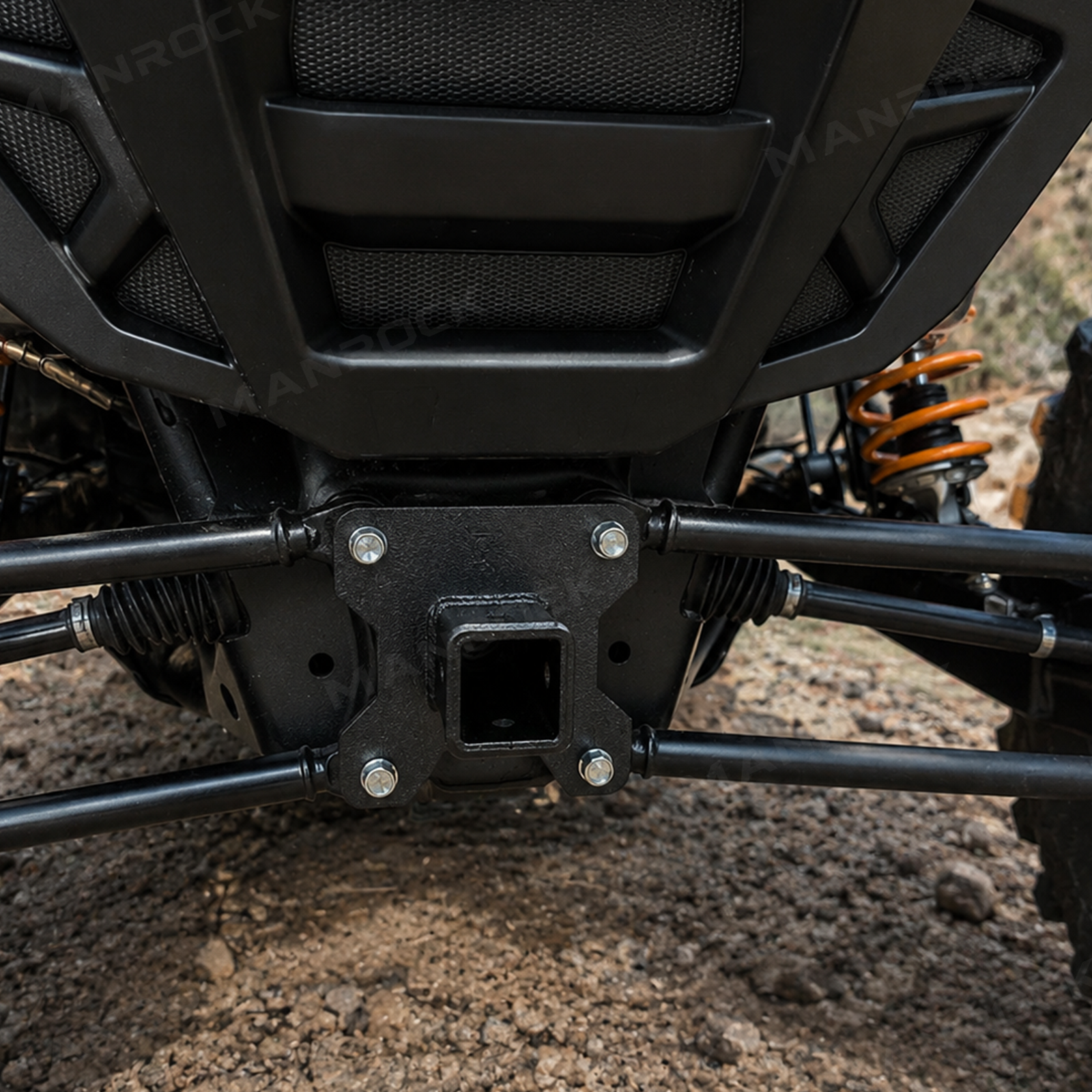 UTV Rear Receiver Hitch 2" Trailer Hitch for Polaris RZR