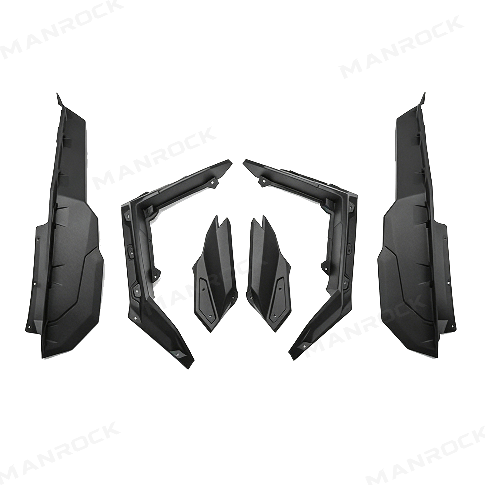 UTV Wide Fender Flare Kits Mud Flaps for Can-Am Maverick X3 / X3 Max, Maverick 1000 / 1000 Max
