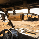 UTV Sun Visor Foldable Anti-Glare Sun Shade Universal Fit for 1.5"-2" Roll Bars
