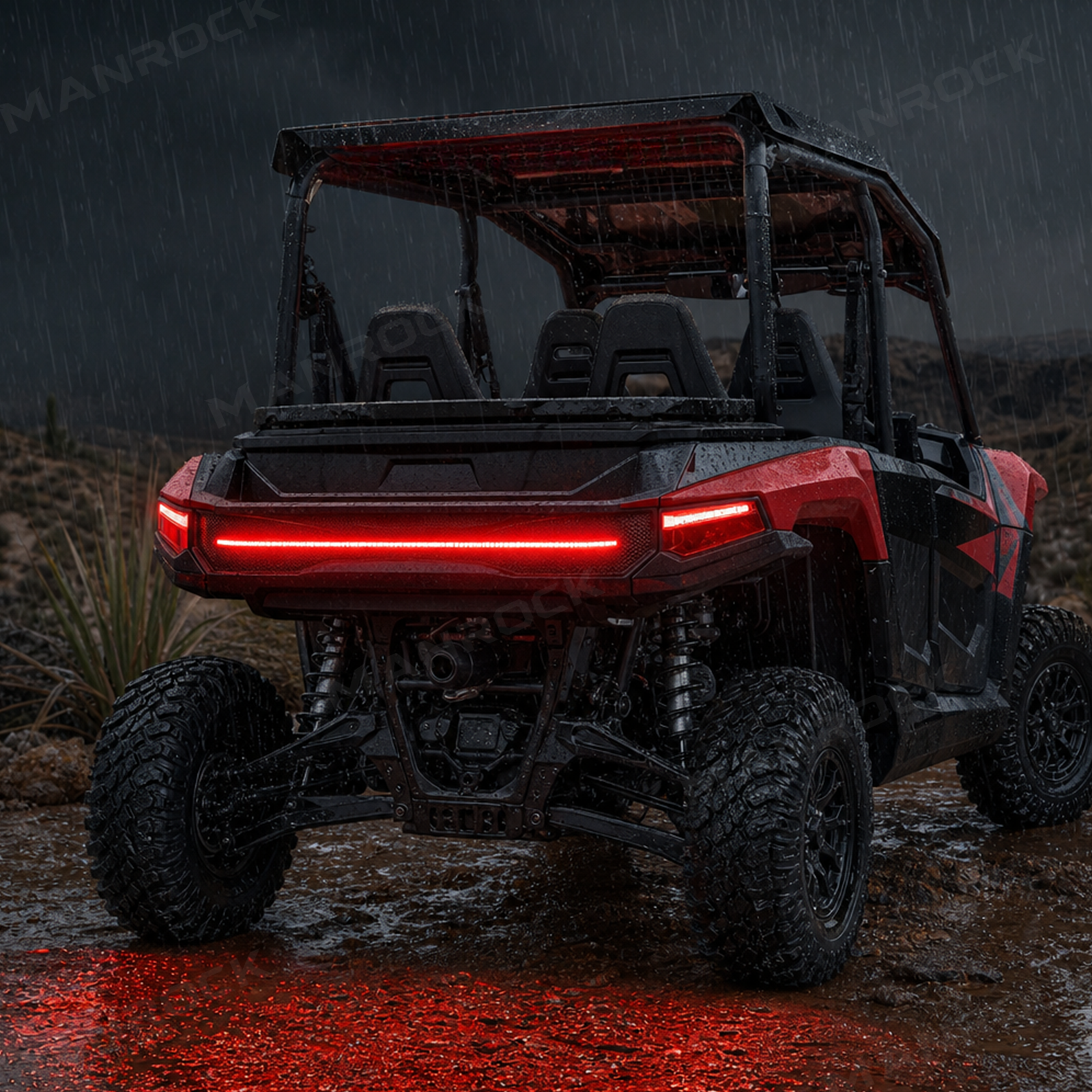 UTV 30" LED Tail Light Bar Strip with Sequential Lighting Universal Fit for Polaris / Can-Am / Kawasaki / Teryx