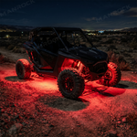 UTV ATV LED Rock Lights RGB Underglow Lights Wheel Well Lights Universal Fit for Polaris / Can-Am / Honda / Kawasaki / CFMOTO