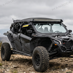 UTV Side Mirrors with LED Turn Signal Light Folding Rear View Mirror with Lights for Can-Am Maverick X3 / X3 Max