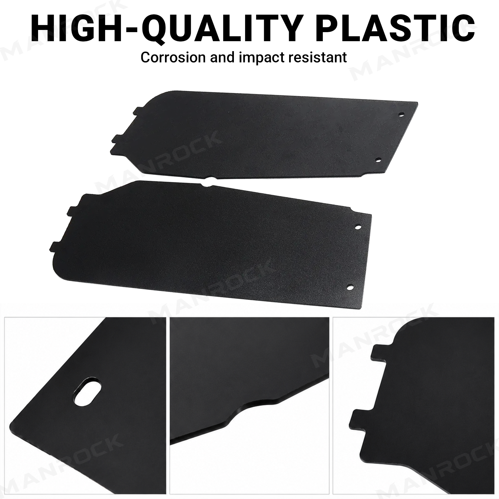 UTV Rear Bed Side Doors Kit Cargo Storage Cover 2PCS for Can-Am Maverick R