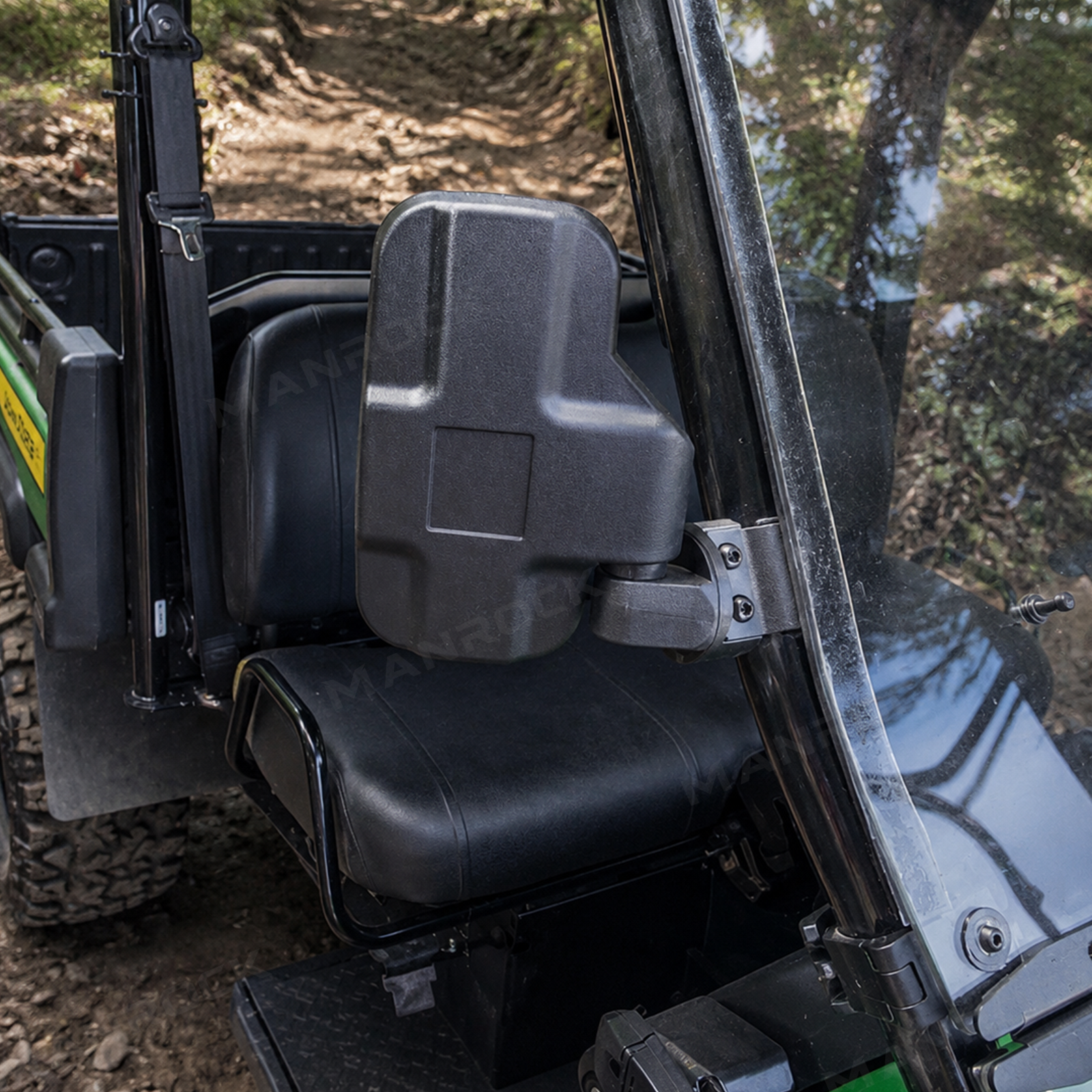 UTV Side Mirrors and Rear View Mirror 3PCS Mirror Kit Universal Fit for 1.75"-2" Roll Bars