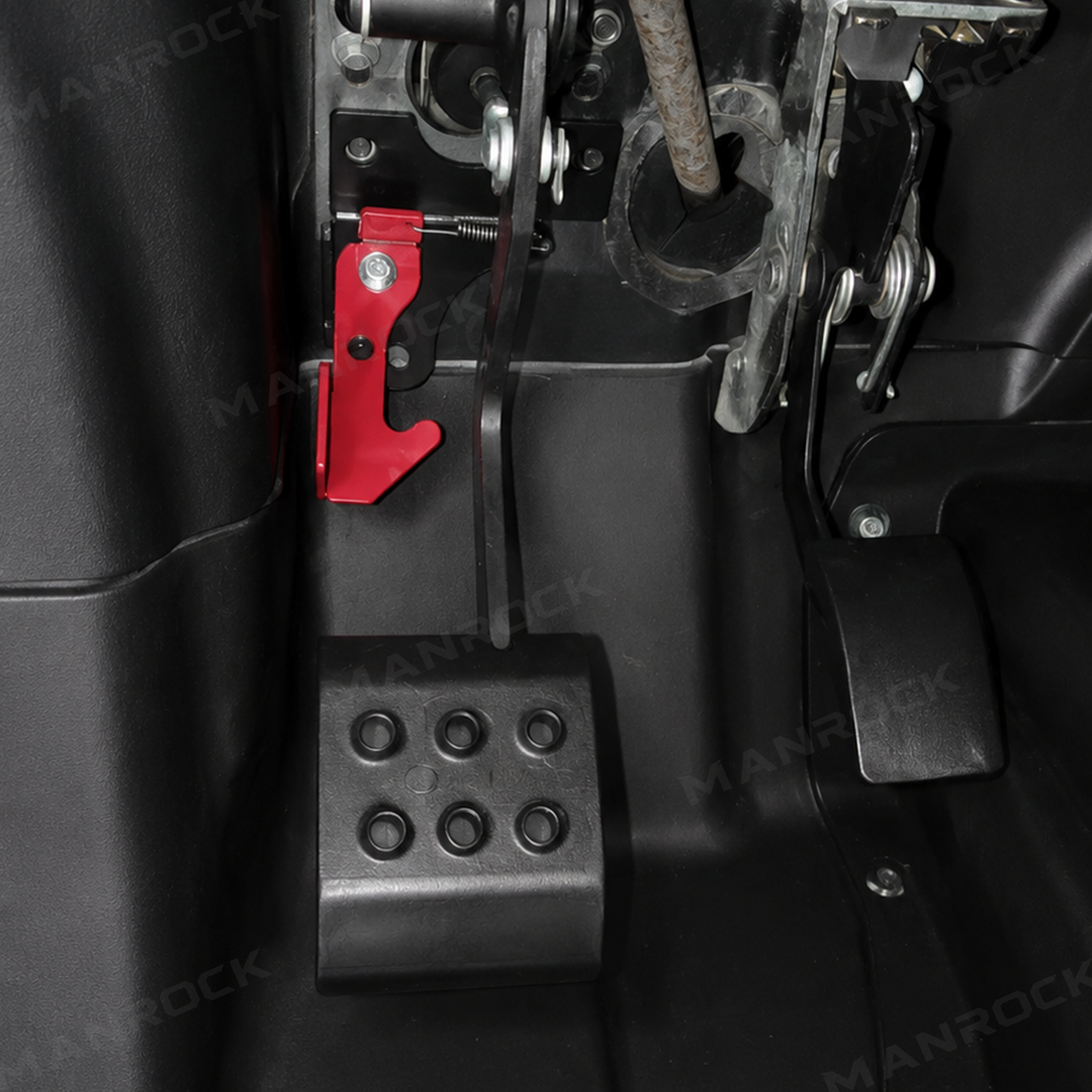 Spring Parking Brake Assist Brake Pedal Lock for Polaris RZR / Ranger